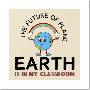 Teacher happy Earth day Everyday 2024  gift april 22 Rainbow Posters and Art